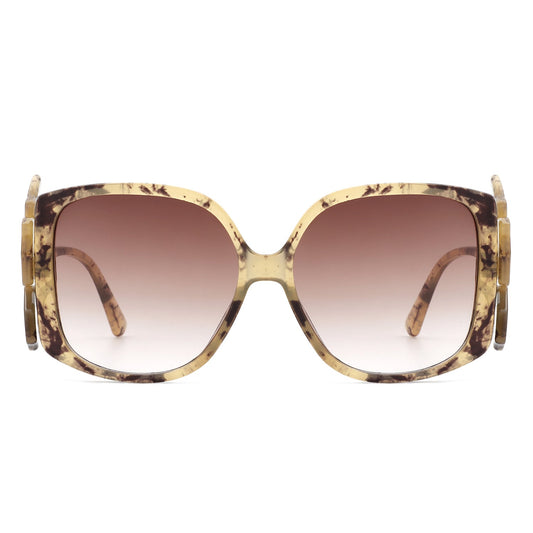 Vortexia - Oversize Irregular Frame Large Square Sunglasses