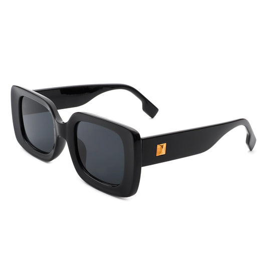 Jadestone - Square Retro Flat Top Sunglasses
