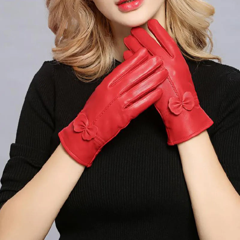Genuine Leather Winter Warm Glove