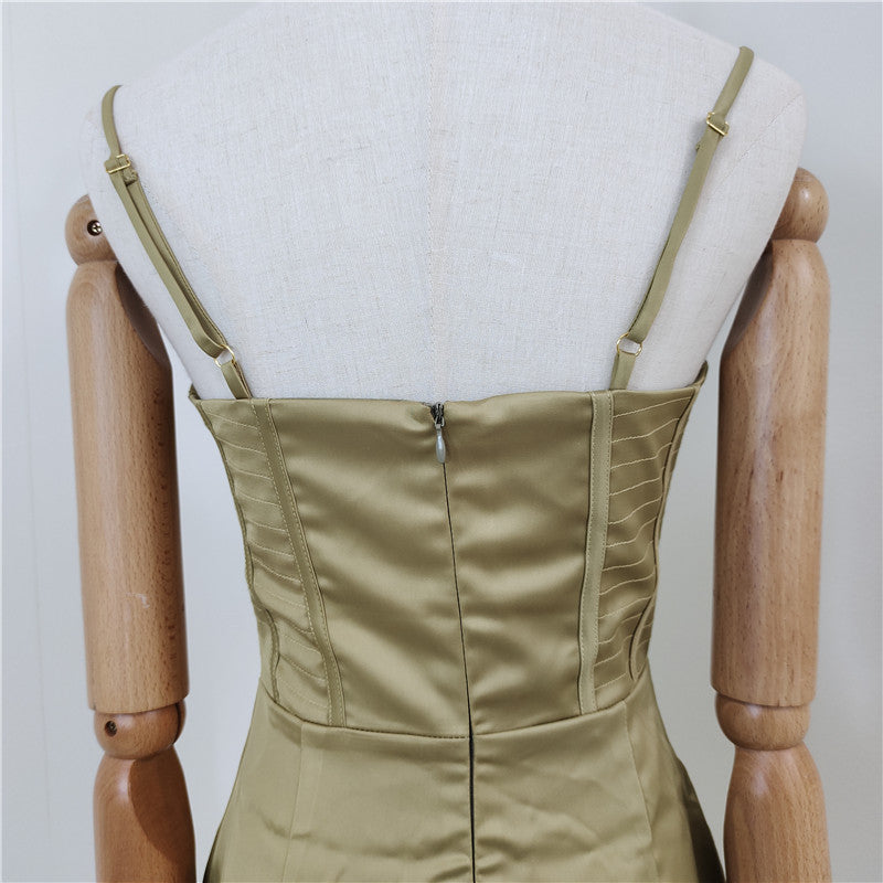 Chic Italian Spaghetti Dress