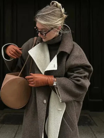 Long Style Woolen Coat