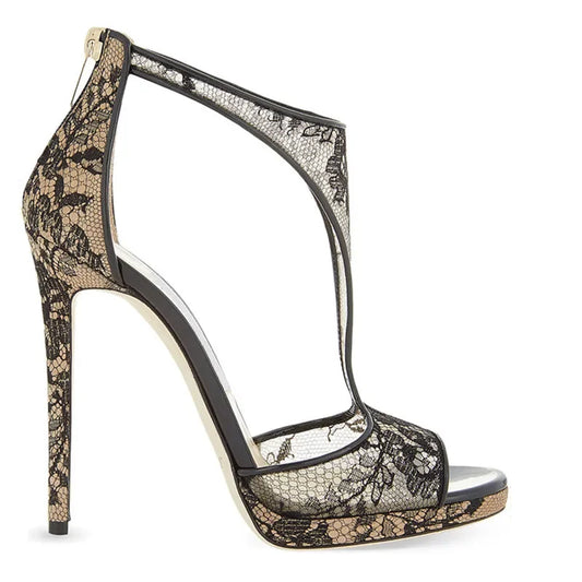 2025 Lace Mesh Stiletto