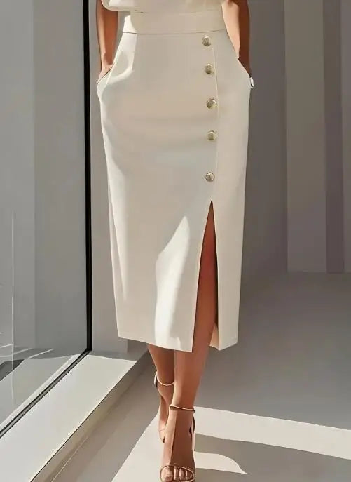 Elegant High Waist Dress 2025