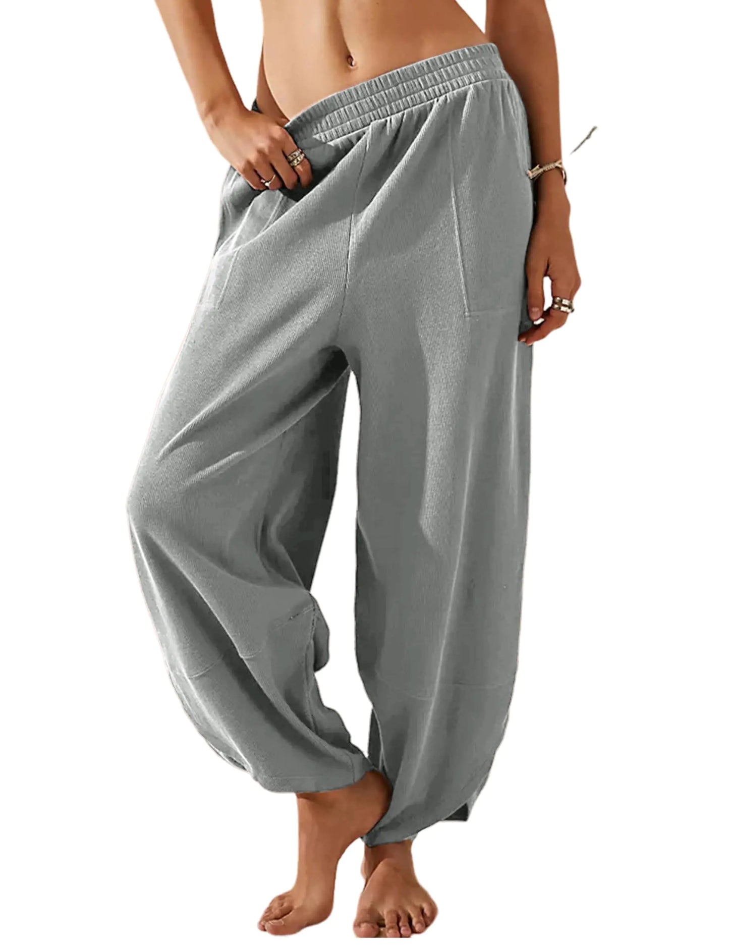 Baggy Waist Palazzo Harem Pants