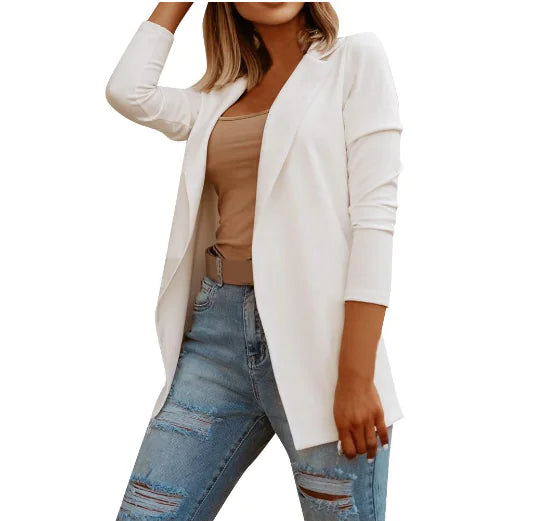 White Fitted Blazer