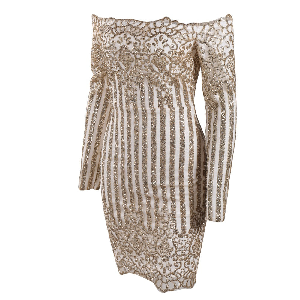 Vintage-Inspired Strapless Dress