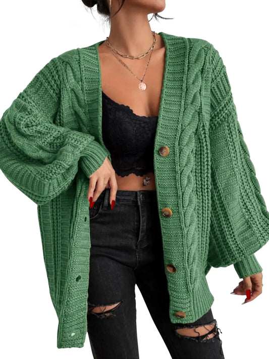 2025 Oversized Cardigan Sweater