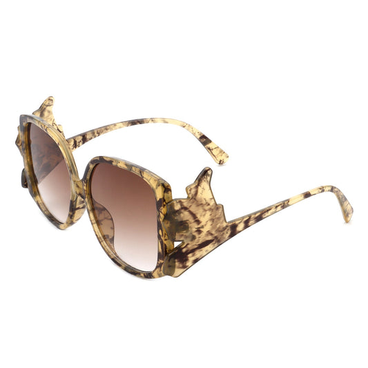 Vortexia - Oversize Irregular Frame Large Square Sunglasses