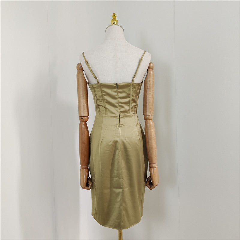 Chic Italian Spaghetti Dress