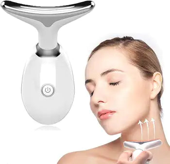 Radiant Skin Facial Massager, 3-Color Microcurrent Neck Firming Device