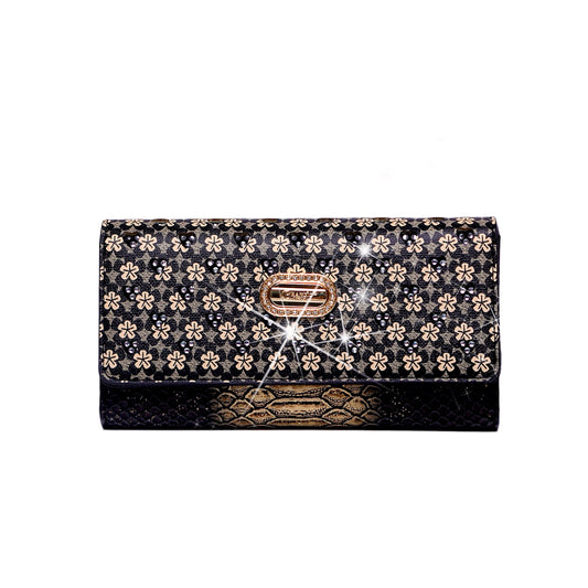 Brangio Black Blossom Luxe Wallet
