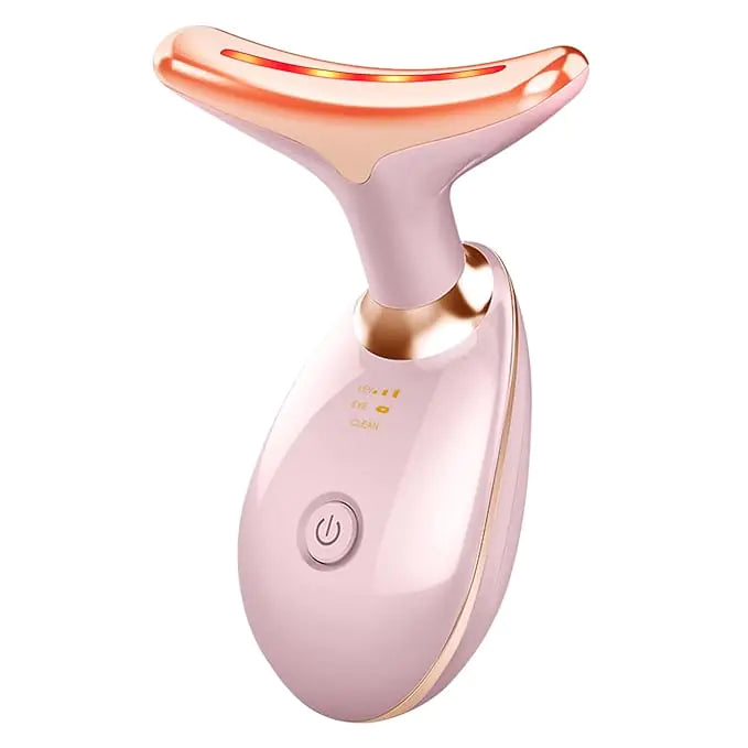 Radiant Skin Facial Massager, 3-Color Microcurrent Neck Firming Device
