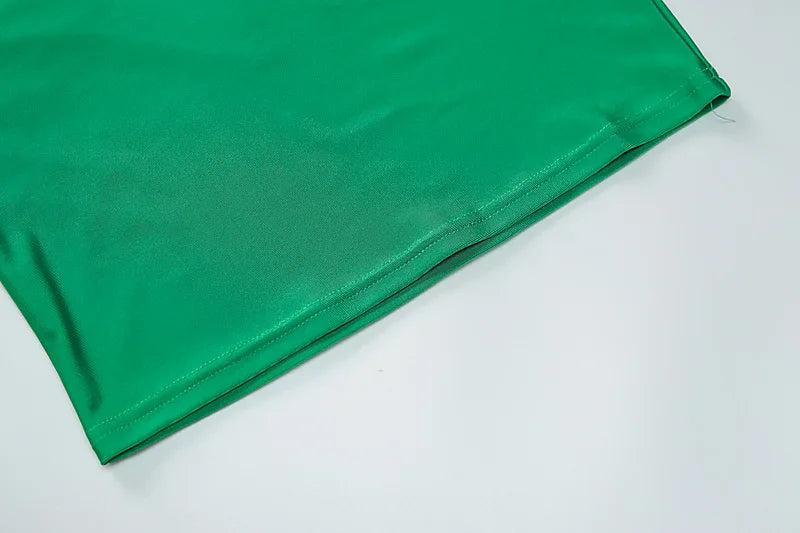 Shoulder Padded Long Sleeve Bodycon Maxi