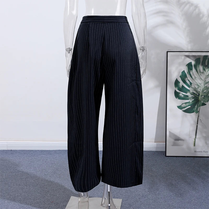 Casual Striped Loose Pants