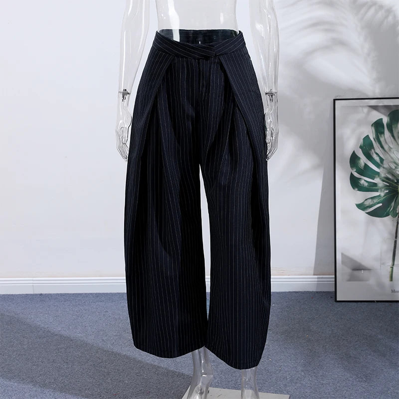 Casual Striped Loose Pants