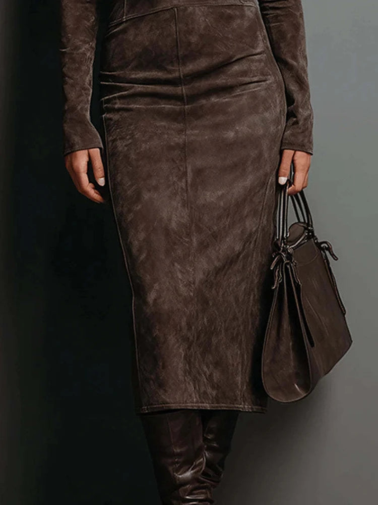 2025 Vintage-Inspired Slim Fit Long Sleeve Dress