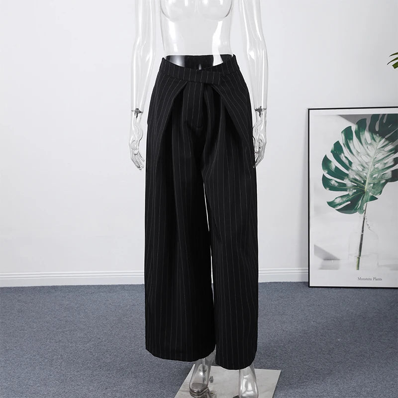 Casual Striped Loose Pants
