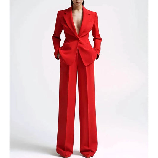 Tailored Red Suit