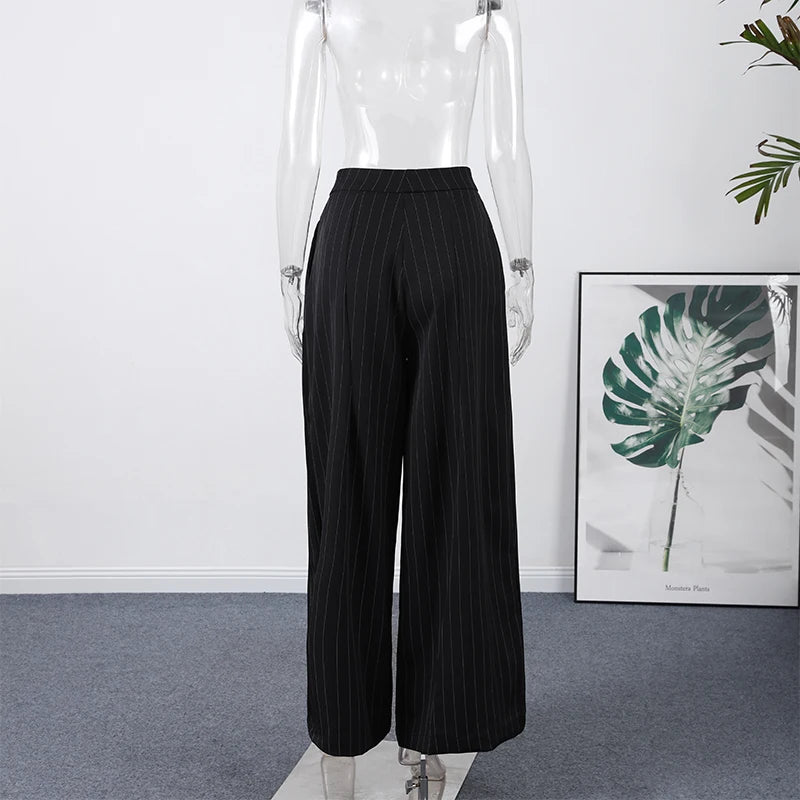 Casual Striped Loose Pants