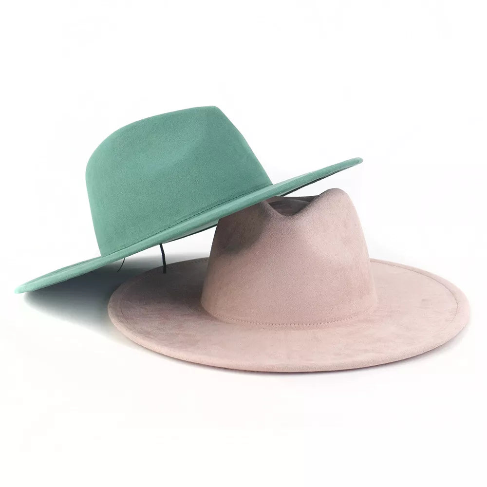 Big Brim Suede Jazz Fedora