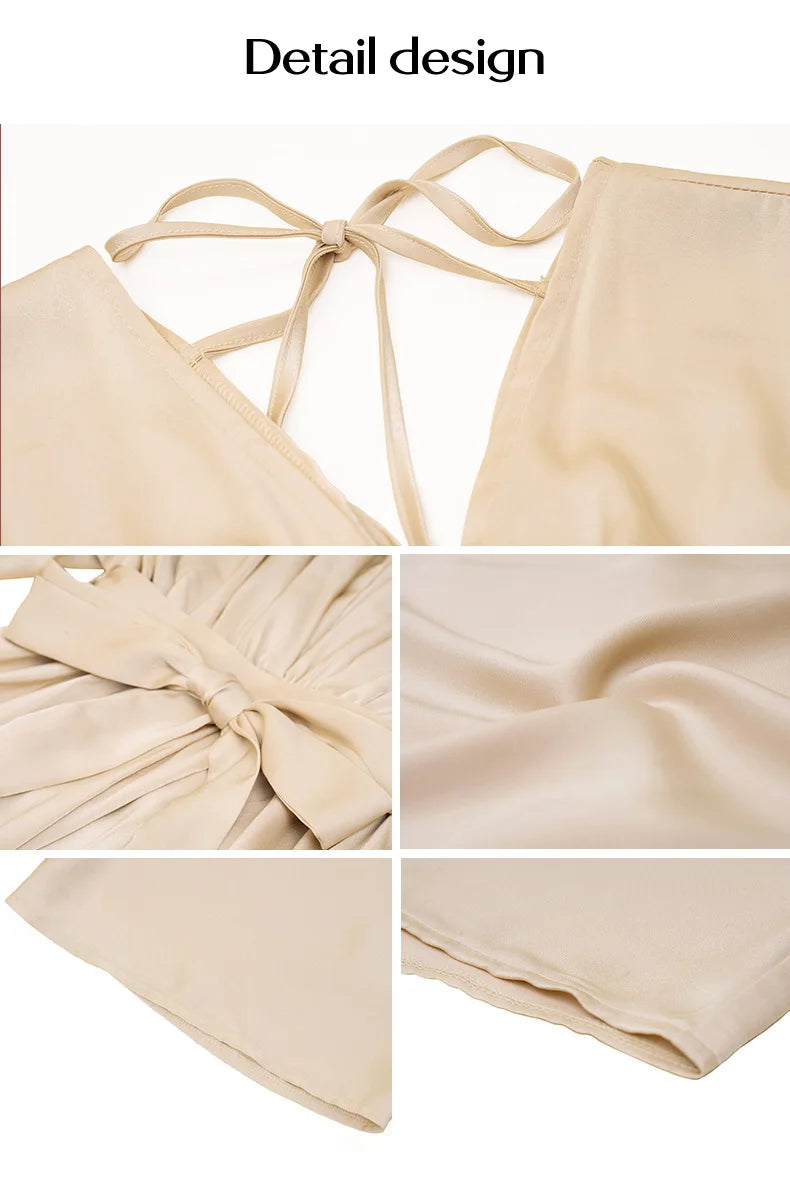 2025 Evening Dress High Waist V-Neck