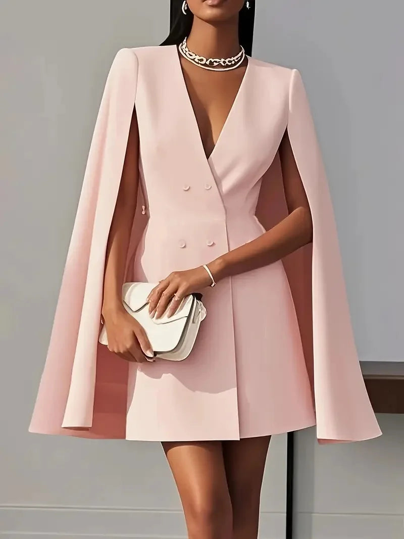 Commuter Solid Blazer Dress