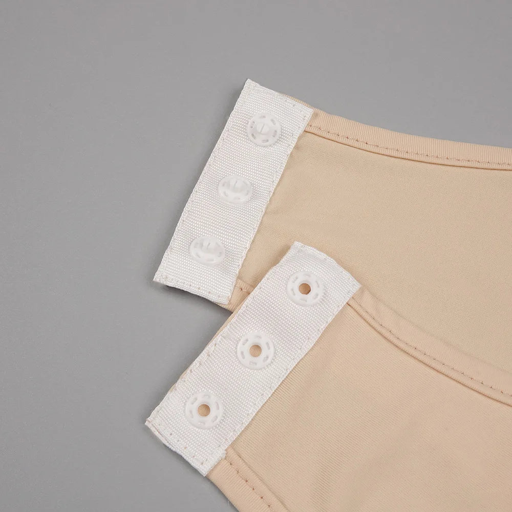 Luxury Long Sleeve Pearl White Bodycon Set Jumpsuit