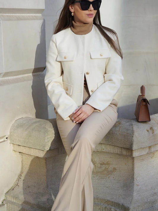 New Bomber Cropped Jacket