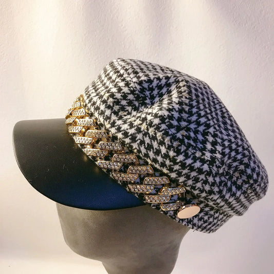 Vintage Painter Newsboy Cap