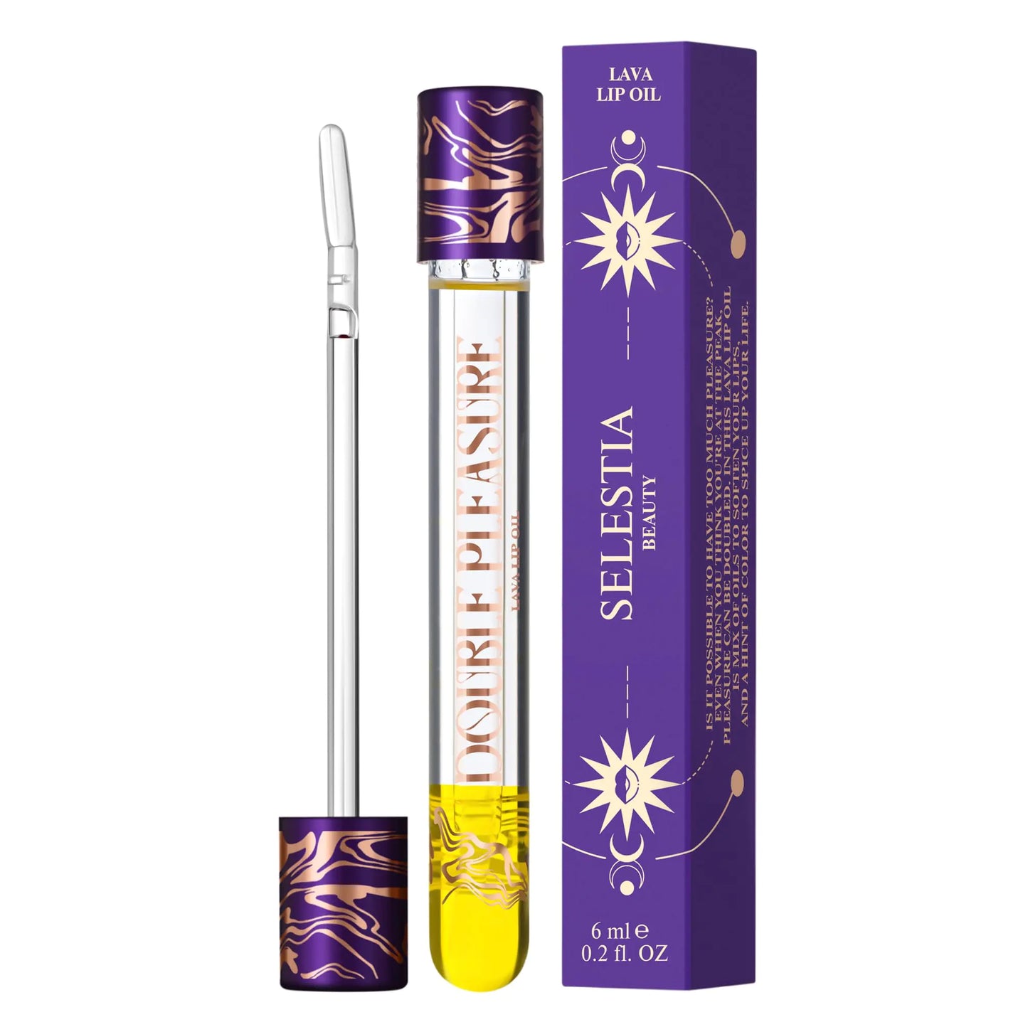 Lush Kiss Lip Oil - Dual-Action Moisturizing Plumper - Silky Lip Gloss