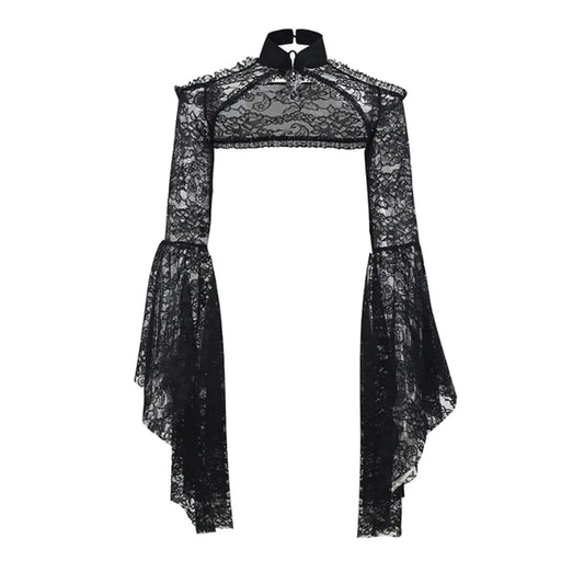 Floral Lace Crop Shrug